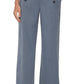DKNY Women's High Waist Wide Leg Button Front Sailor Pants Blue Size 18