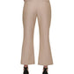 DKNY Women's Mid Rise Cropped Wide Leg Pants Brown Size 12