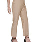 DKNY Women's Mid Rise Cropped Wide Leg Pants Brown Size 12