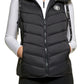 DKNY Women's Hooded Logo Puffer Vest Black Size Medium