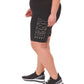 DKNY वुमेन एम्बेलिश्ड लोगो बाइक शॉर्ट्स ब्लैक साइज़ 3X