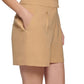 DKNY महिलाओं के एसेक्स शॉर्ट्स भूरा साइज़ 10