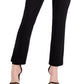 DKNY Women's Luxe Straight Leg Trousers Black Size 2