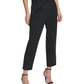 DKNY Women's Two Button Tab Ankle Pants Black Size 12