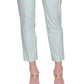 DKNY Women's Essex Ankle Pants Green Size 10