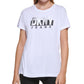 DKNY Women's Metallic Logo T-Shirt White Size XX-Small