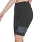 DKNY Women's High Waist Bike Shorts Black Size X-Large