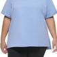 DKNY Women's Cotton Logo T-Shirt Purple Size 2X