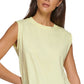 DKNY Women's Cotton Muscle Tank Top Yellow Size Large