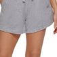 DKNY Women's Terry Cloth Relaxed Shorts Gray Size X-Large