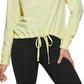 DKNY Women's Drawstring Hem Hoodie Yellow Size X-Small