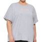 DKNY Women's Womens Plus Running Yoga Shirts & Tops Gray Size 2X