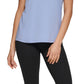 DKNY Women's Logo T Shirt Purple Size X-Small