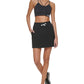 DKNY Women's Logo Skirt Black Size Small