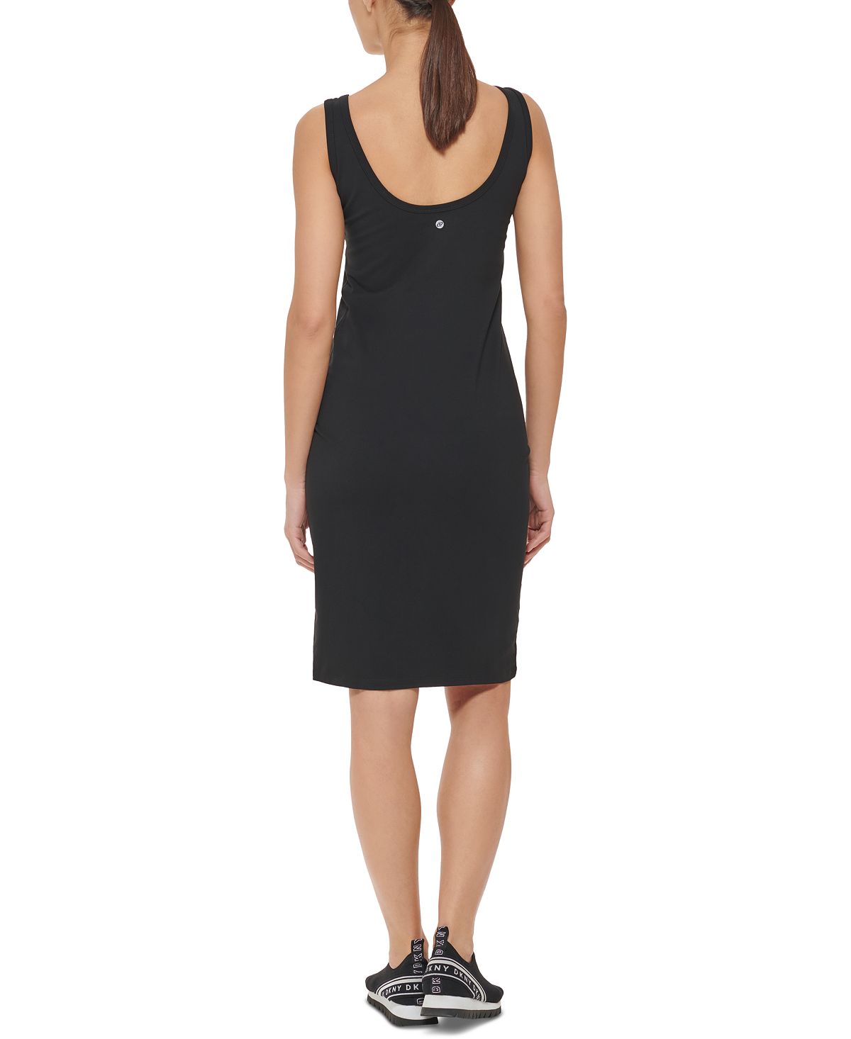DKNY Women's Pride Logo Tank Dress Black Size X-Large