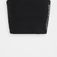 DKNY Women's Exploded Sport Outline Logo Tube Top Black Size Large