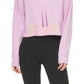 DKNY Women's Ombre Logo Funnel Neck Pullover Purple Size Large