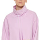 DKNY Women's Ombre Logo Funnel Neck Pullover Purple Size Medium