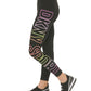 DKNY Women's Exploded Ombre Logo 7/8 Leggings Black Size Small