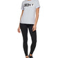 DKNY Women's Sport Logo T-Shirt Blue Size Medium