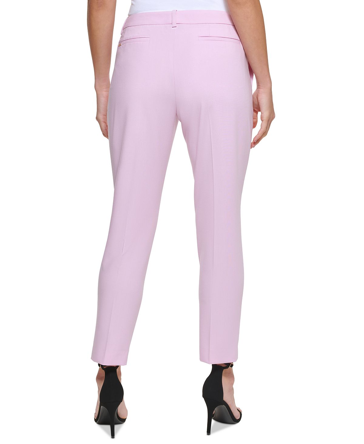 DKNY Women's Essex Ankle Pants Pink Size 6