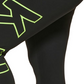 DKNY Women's High Waisted 7/8 Exploded Logo Leggings Black Size 2X