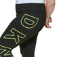 DKNY Women's High Waisted 7/8 Exploded Logo Leggings Black Size 1X
