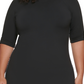DKNY Women's Sport Plus Bodycon Dress Black Size 2X