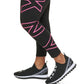 DKNY Women's High Waisted 7/8 Exploded Logo Leggings Pink Size 2X