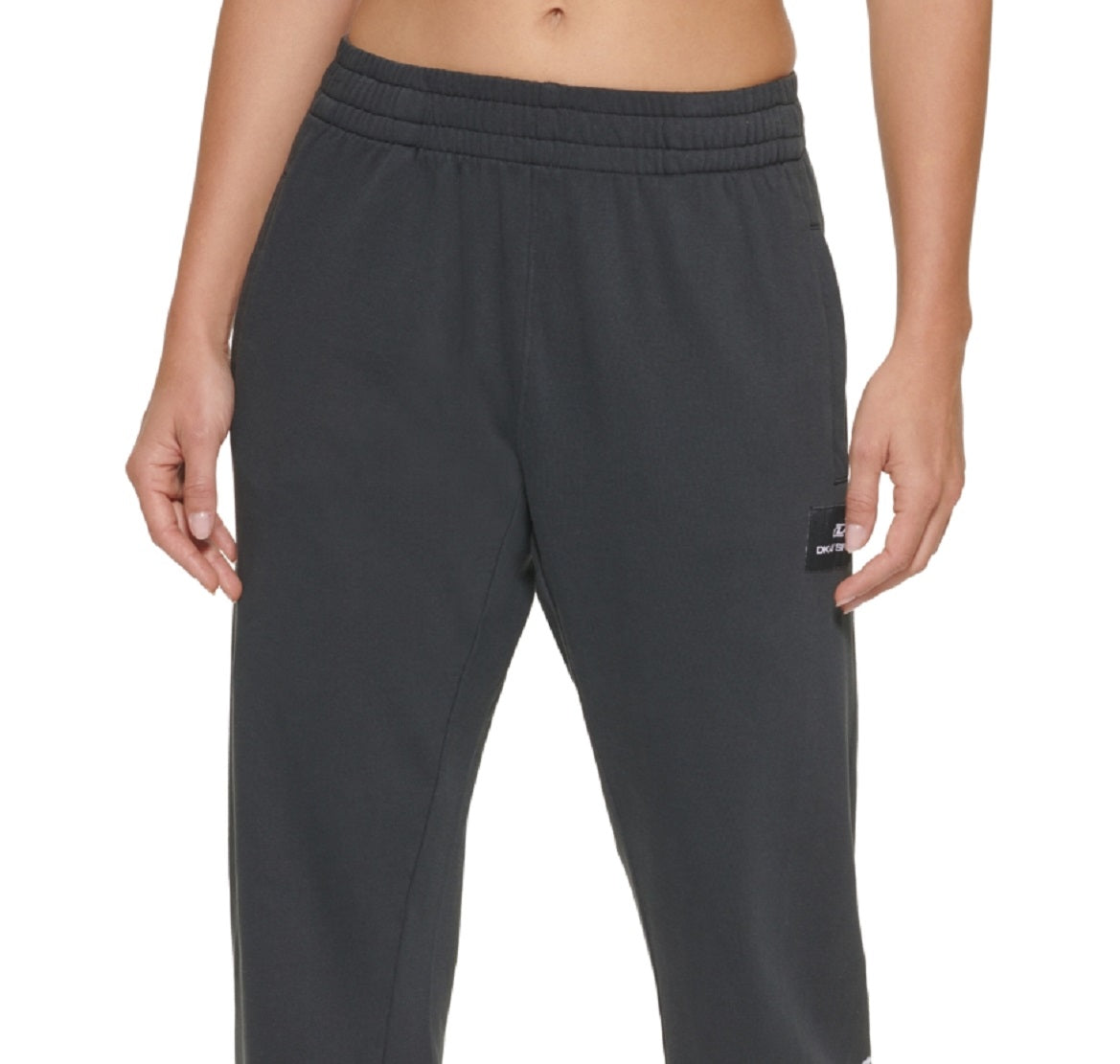 DKNY Women's Tie Dye Cotton Joggers Pink Size X-Large