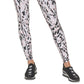 DKNY Women's Etched Zebra Print 7/8 Leggings Pink Size Medium