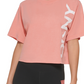 DKNY Women's Logo T-Shirt Orange Size XL