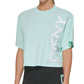DKNY Women's Logo T-Shirt Blue Size Large
