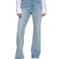DKNY Women's Boerum High Rise Flare Leg Jeans Blue Size 27