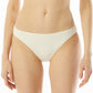 Michael Kors Women's Iconic Solids Classic Bikini Swim Bottom White Size Small