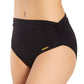 Vince Camuto Women's High Waisted Bikini Bottoms Swimsuit Black