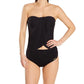 Vince Camuto Women's High Waisted Bikini Bottoms Swimsuit Black
