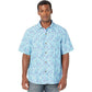 Tommy Bahama Men's Poolside Tiles Shirt Blue Size XXXL