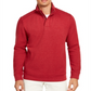 Tommy Bahama Men's Playa Pina Port Quarter Zip Sweatshirt Red Size Small
