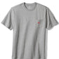 Tommy Bahama Men's Root For The Underdogs Graphic Tee Gray Size X-Large