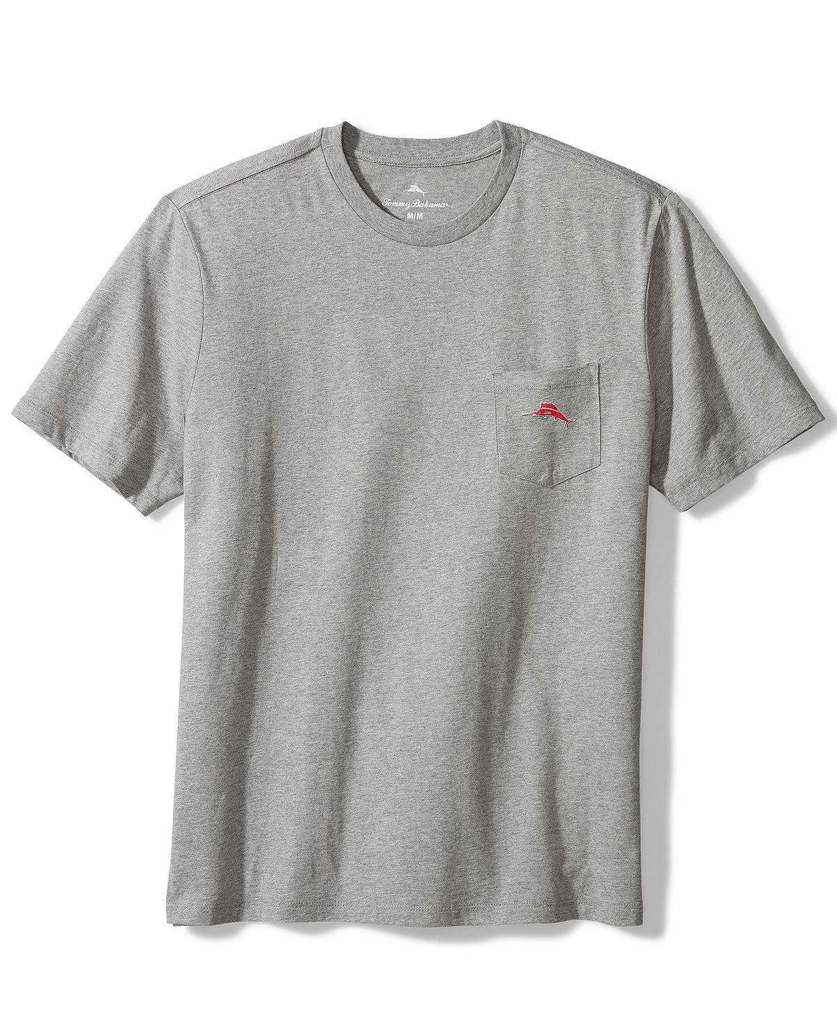 Tommy Bahama Men's Root For The Underdogs Graphic Tee Gray Size X-Large