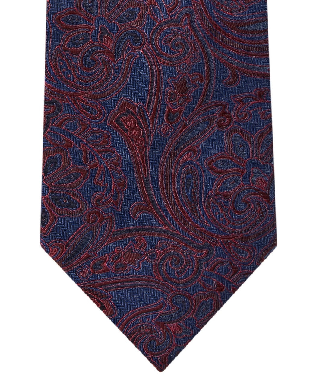 Michael Kors Men's Classic Design Paisley Tie Red Size Regular