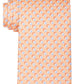 Michael Kors Men's Classic Shadow Square Tie Orange Size Regular