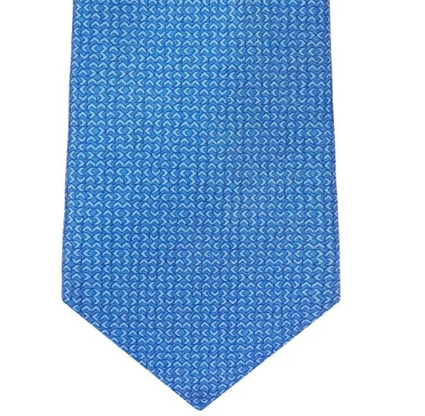 Michael Kors Men's Classic Tonal Geo Tie Blue Size Regular