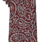 Michael Kors Men's Classic Paisley Tie Red Size Regular