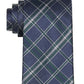 Tommy Hilfiger Men's Bold Leo Check Tie Green Size Regular