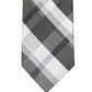 Calvin Klein Men's Slim Plaid Tie Black Size Regular