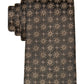 Calvin Klein Men's Slim Deco Floral Medallion Tie Brown Size Regular