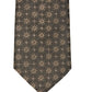Calvin Klein Men's Slim Deco Floral Medallion Tie Brown Size Regular