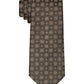 Calvin Klein Men's Slim Deco Floral Medallion Tie Brown Size Regular